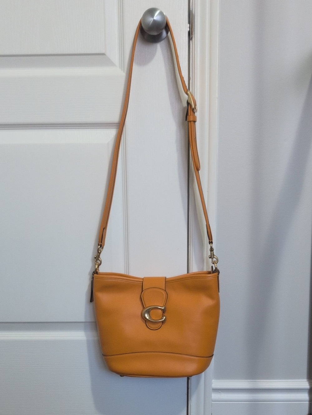 Coach Tali Bag In Papaya - Picture 6 of 15